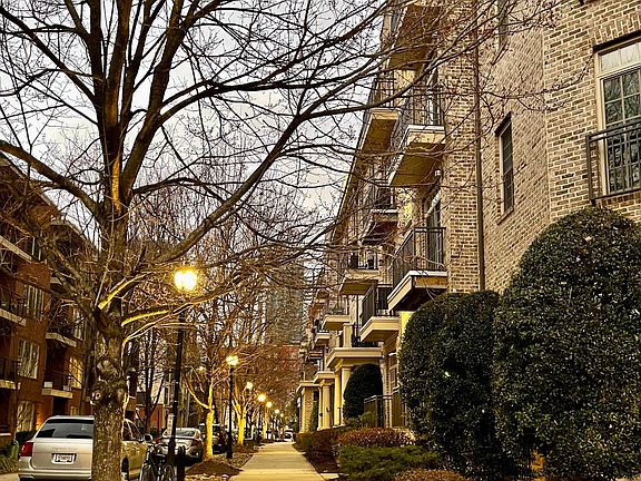 Great lighting around the building