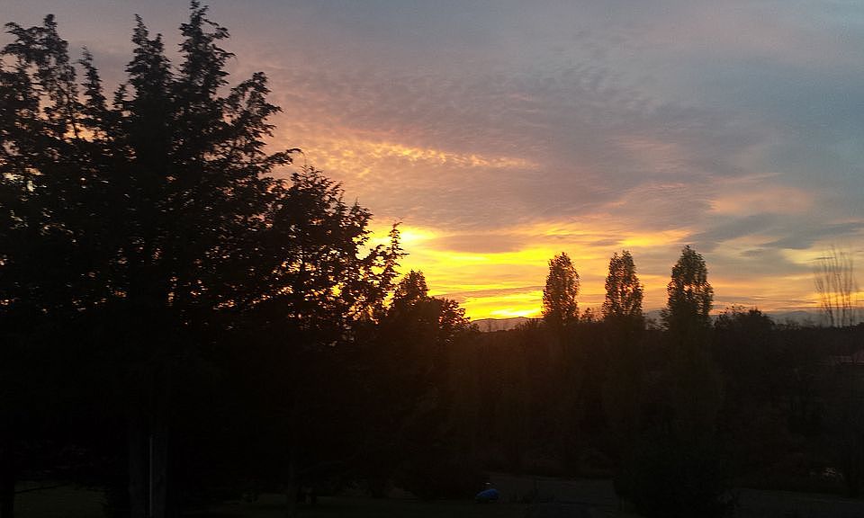 Sunset over the Catskills 