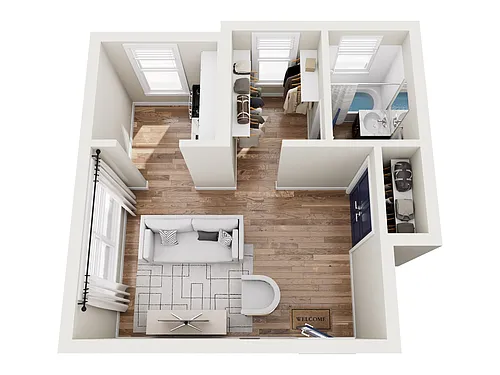 Floor plan Studio