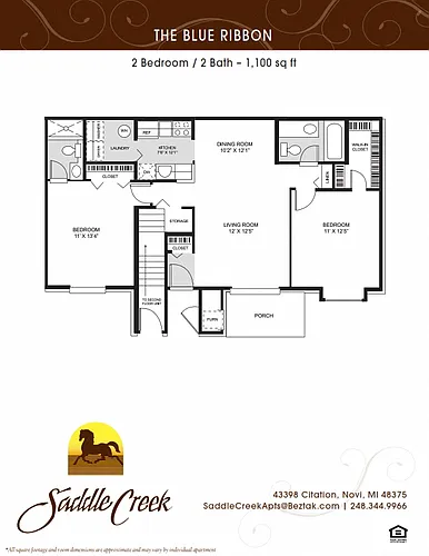 Floor plan Blue Ribbon