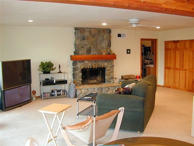 Living Room with Fireplace