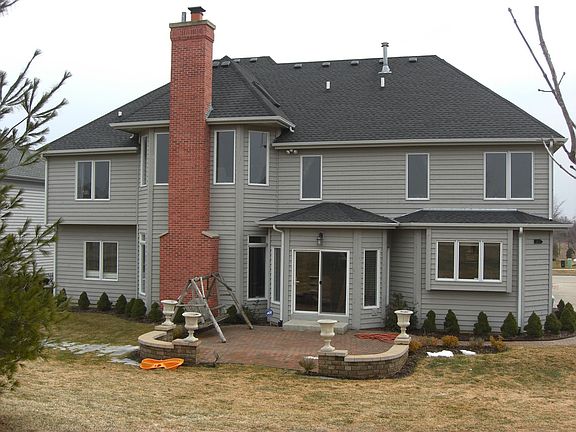 Paver brick patio