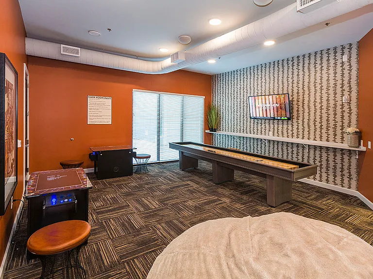 Media Room Equipped with Games