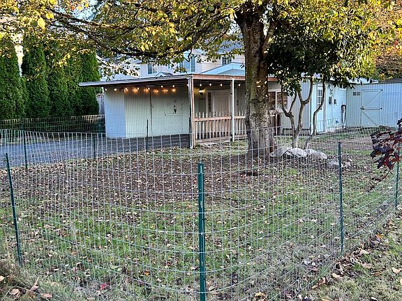 Fenced yard