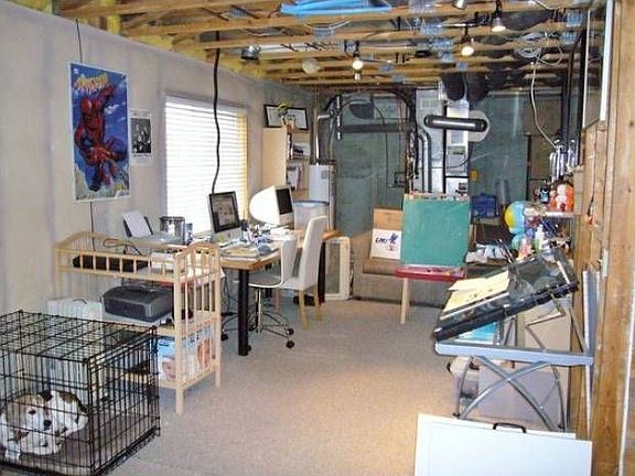 Lower level work room