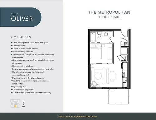 Floor plan The Metropolitan