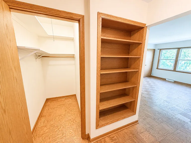 Foyer Shelving and Storage Closet