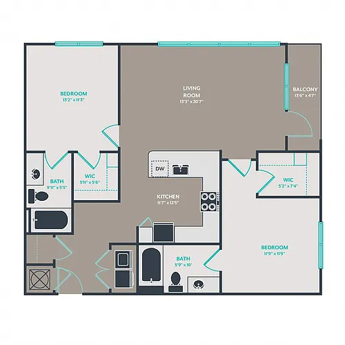 Floor plan B41