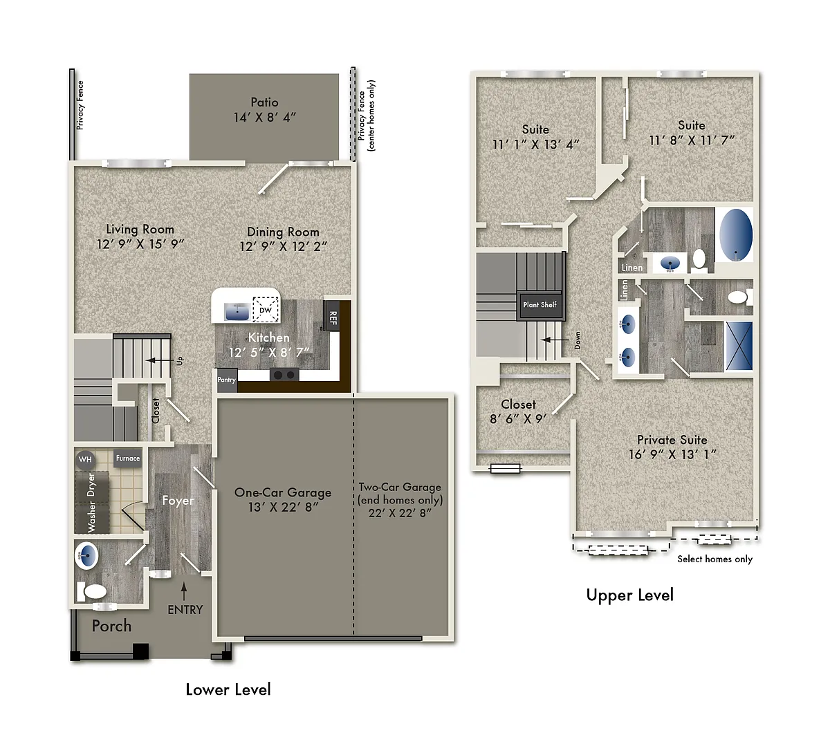 Floor plan Shelly Townhome