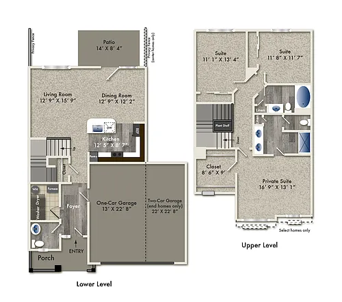 Floor plan Shelly Townhome