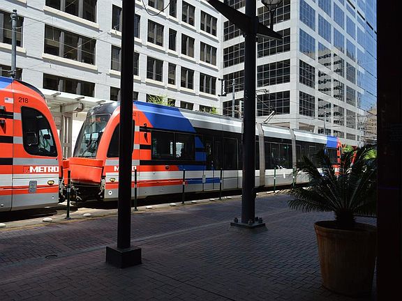 Metro rail is right at your front door