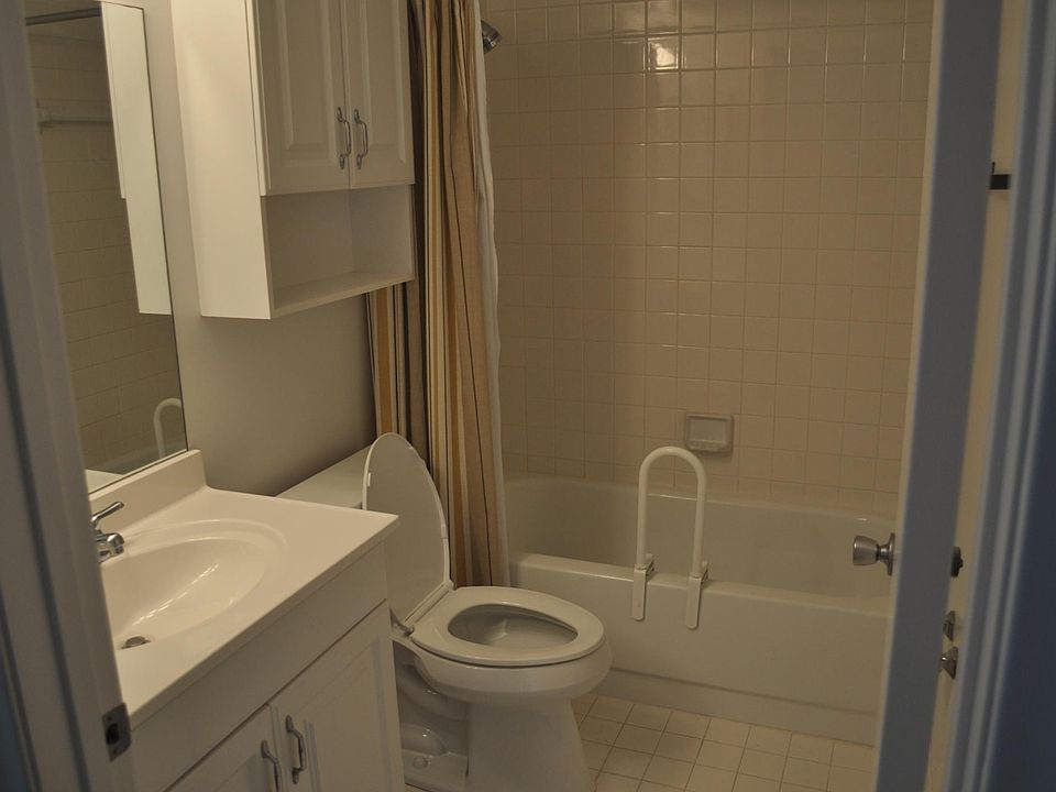 FULL BATH with 'comfort height elongated bowl' toilet