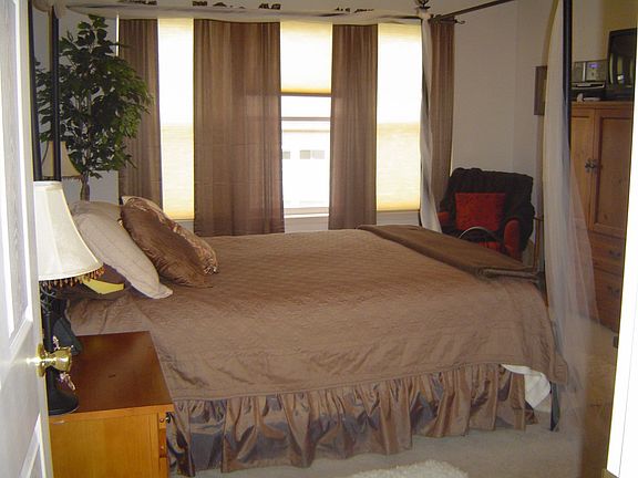 Roomy master bedroom