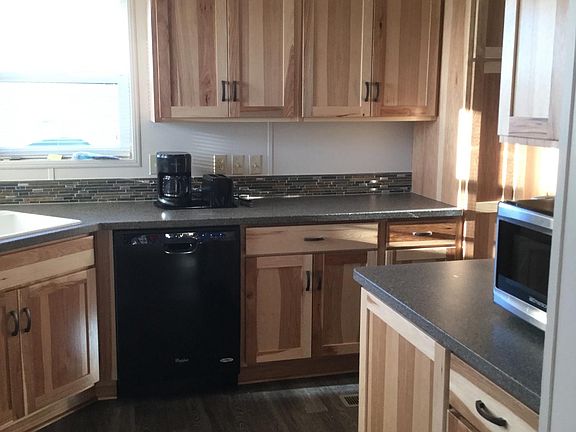 Hickory cabinets in the Kitchen