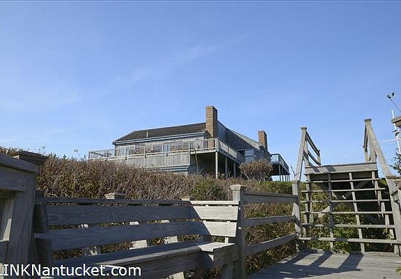 Looking up from the Beach