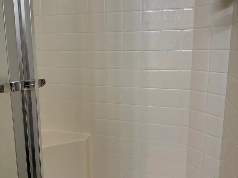Walk-in shower with seat
