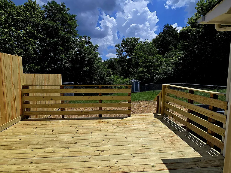 New deck