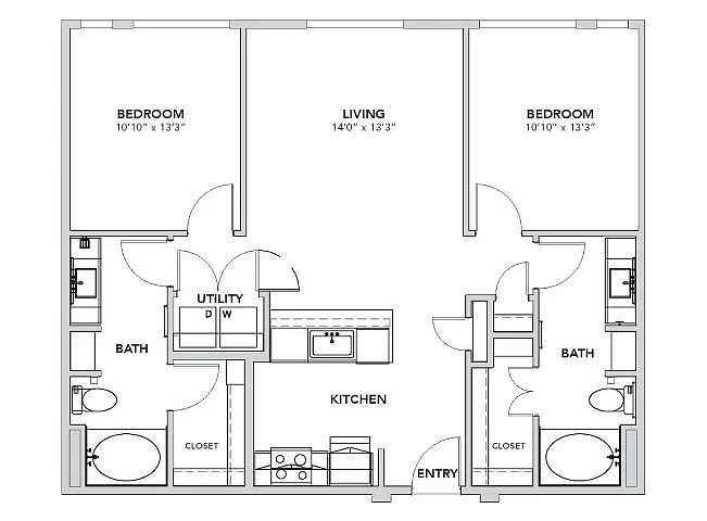 Floor plan B1 Alt. - III