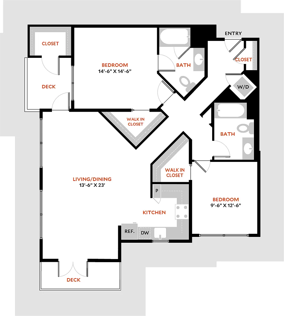 Floor plan Plan 2H