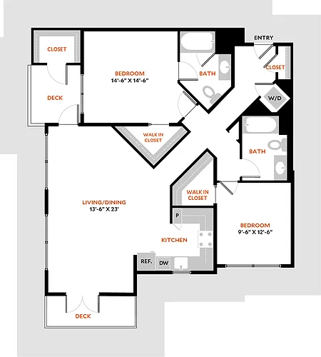 Floor plan Plan 2H