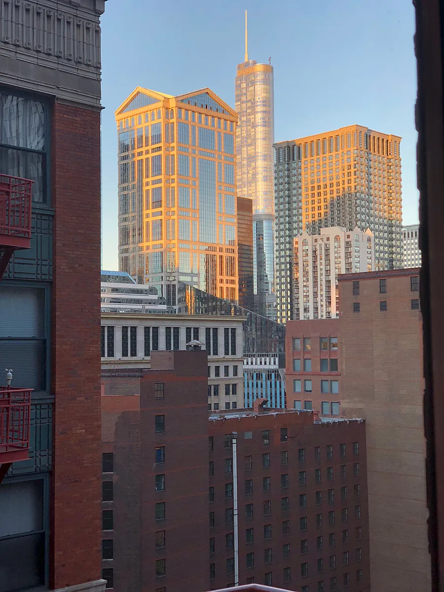 View from balcony. - 208 W Washington St #2009