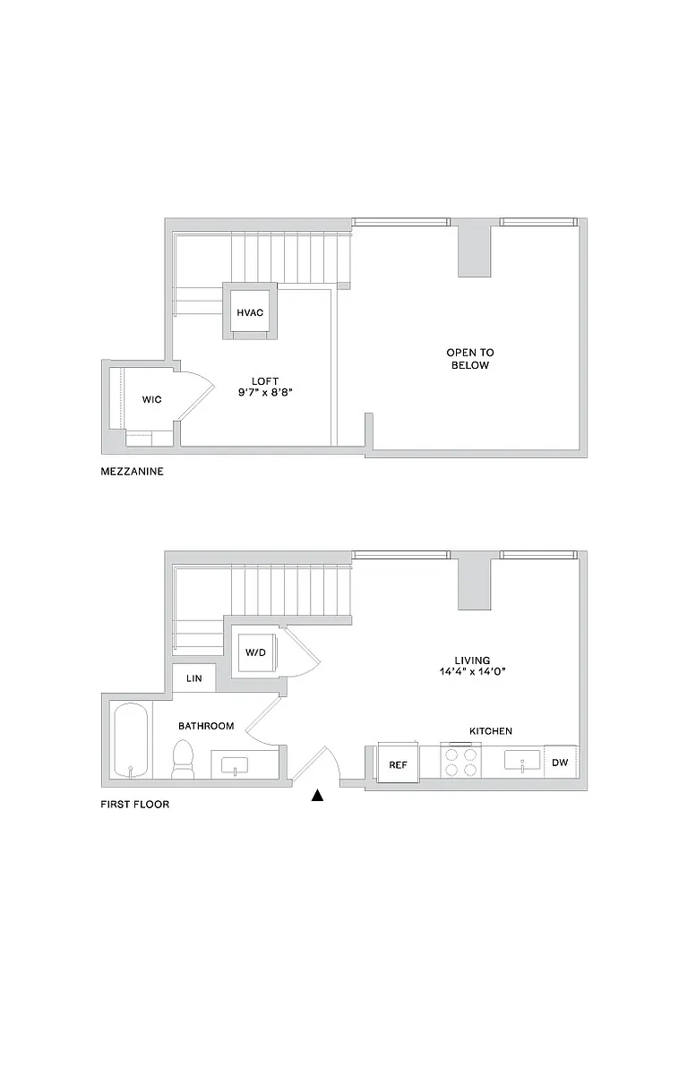 Floor plan B12 1X1