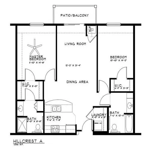 Floor plan Hillcrest