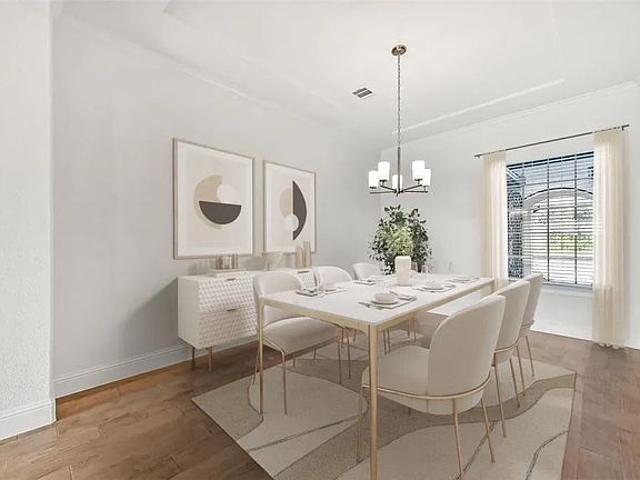 Formal Dining Virtually Staged