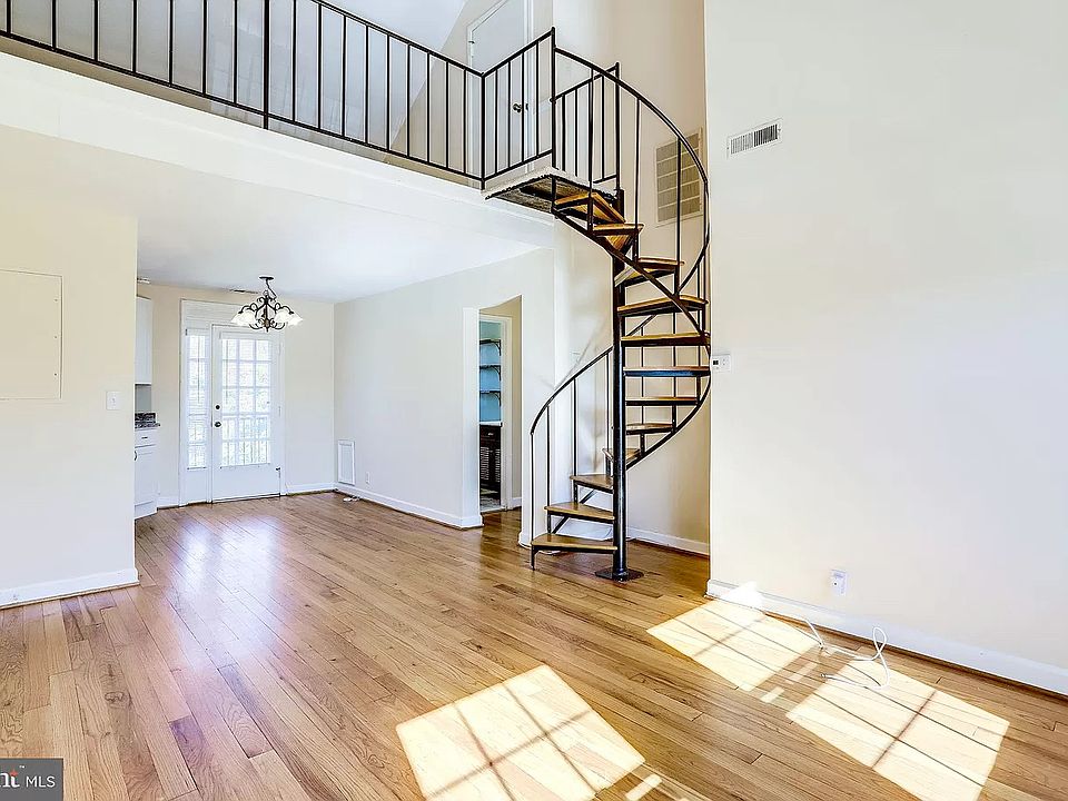 View of loft from living room