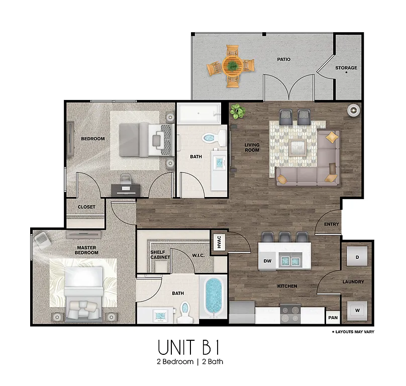 Floor plan B1