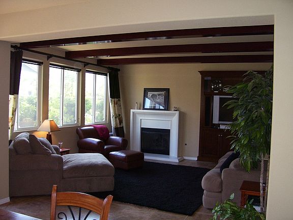 Wood Beams and Elegant Built-in's.