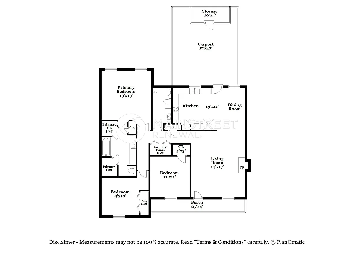 Floor Plan - 1003 Cornwall Ct