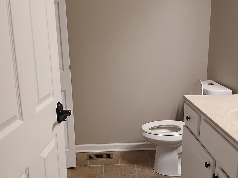 Half bath with laundry