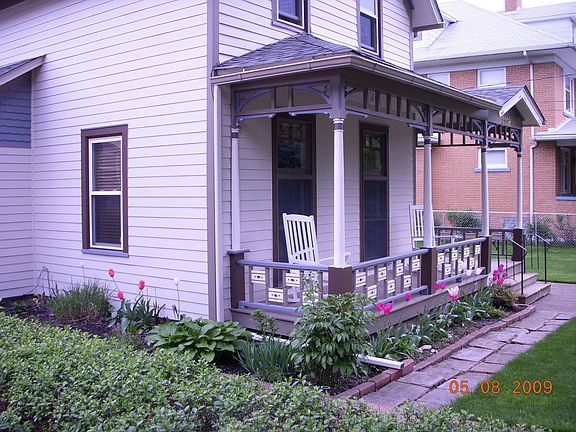 Front Porch and Flowers