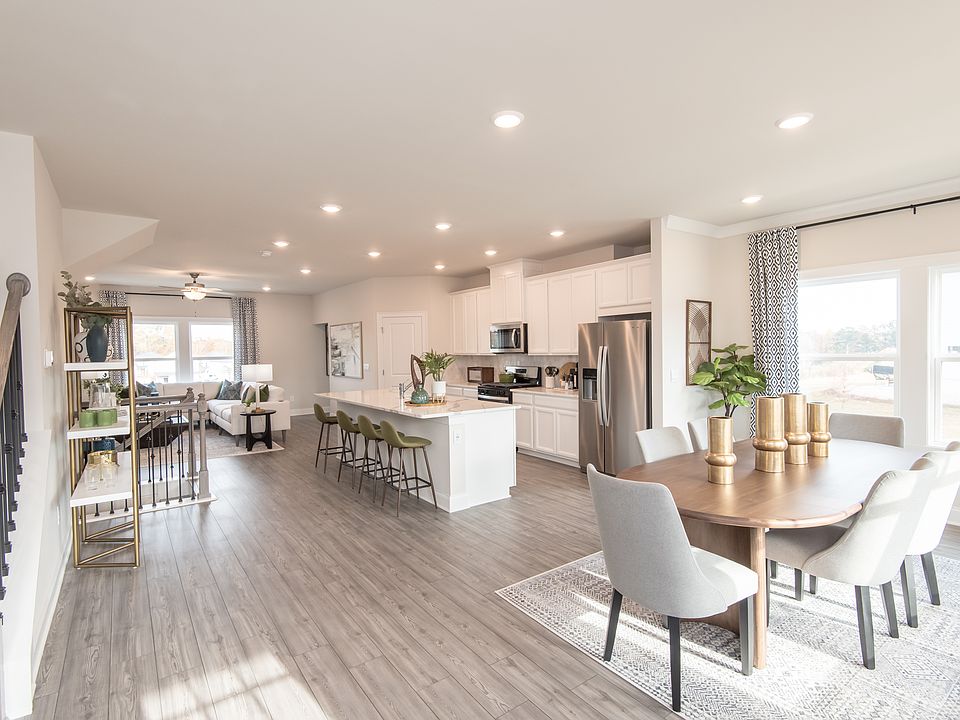 Jordan floorplan modeled at Sweetwater Green in Lawrenceville, GA.