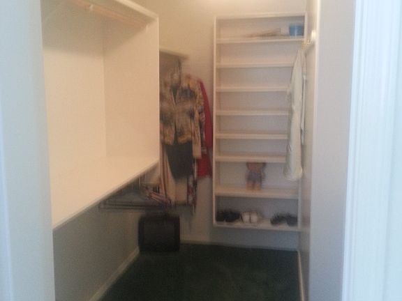 Master closet walk in