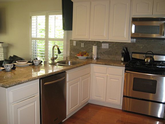 Kitchen with hardwood floors