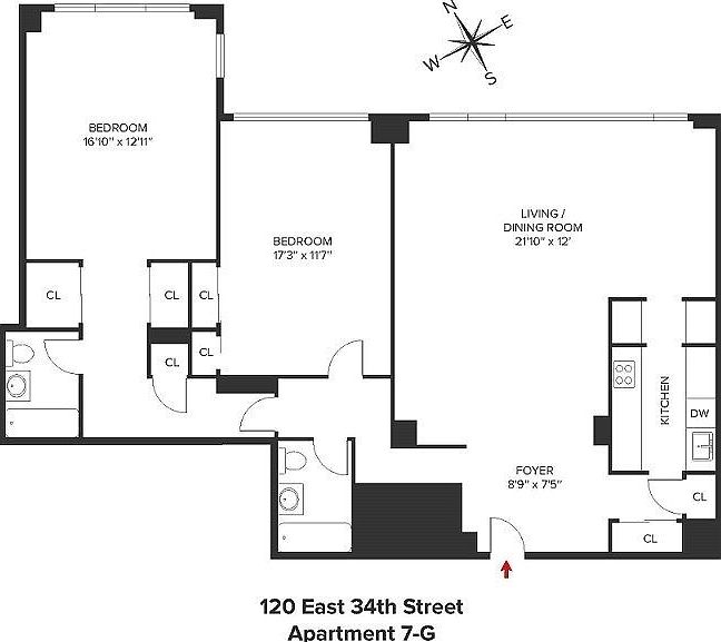 1st image of 120 E 34th St APT 7G