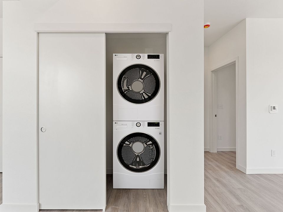 In unit washer and dryer