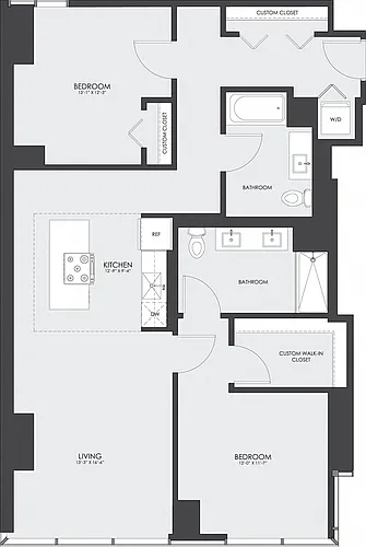 Floor plan Tier 13ad