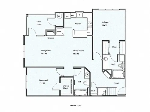 Floor plan Rose - Loft