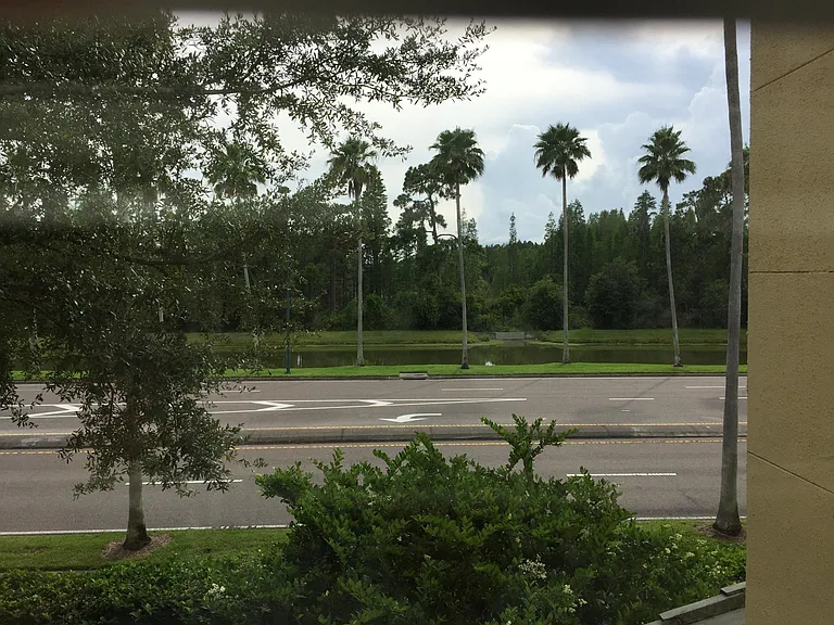 View from second and third Bedroom. Unit immediately adjacent to clubhouse.