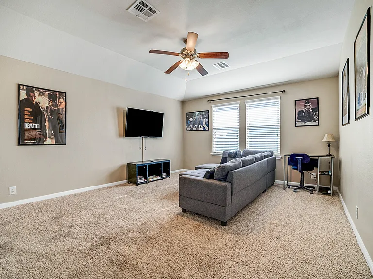 Upstairs living room and/or children play area