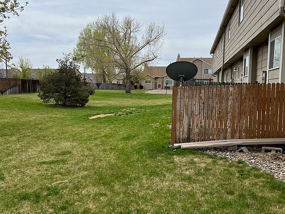 Back Yard ideal for walking the dog