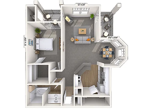Floor plan Caldwell