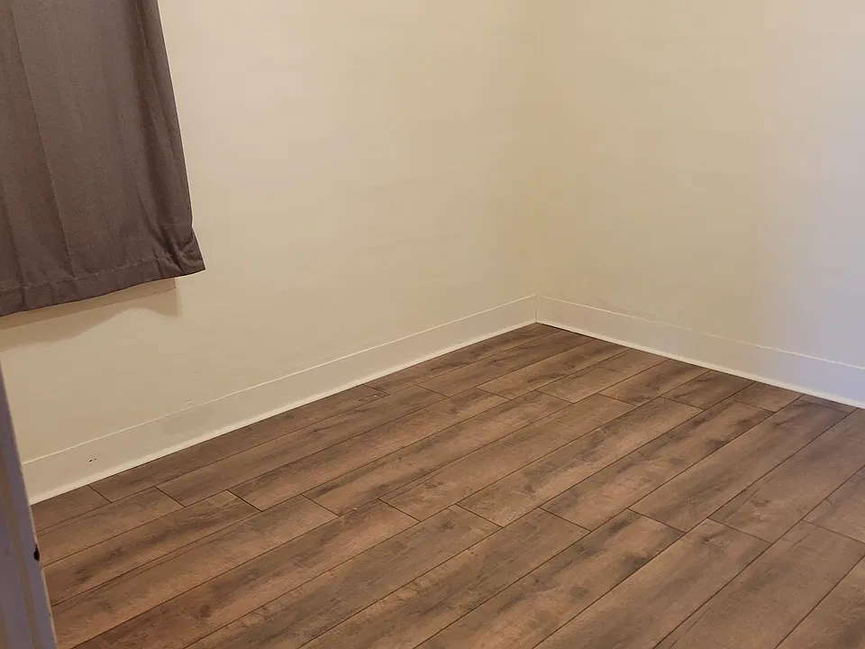Bedroom off the living room