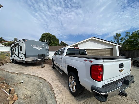 Driveway for RV parking