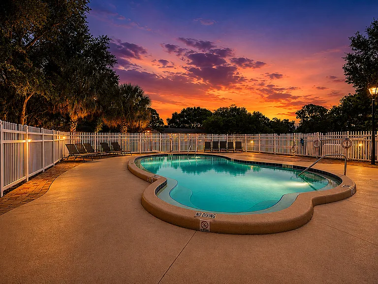 Sunset Views by the Pool
