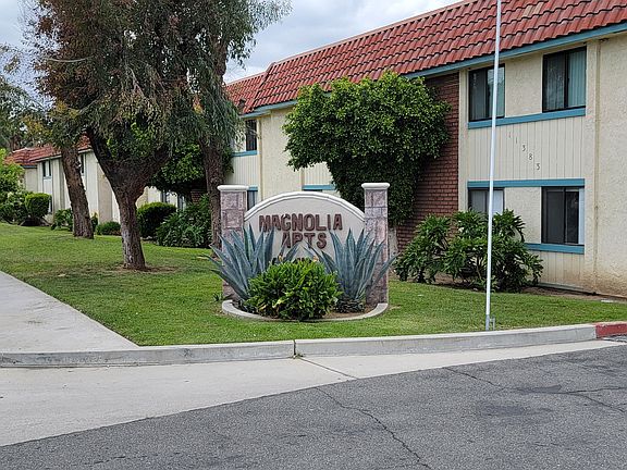 Gated enterance at Magnolic Apartments in Riverside, CA.