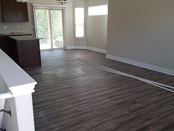 Living room leading into the dining space